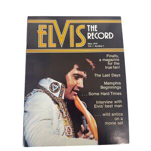 Elvis Presley "The Record" Magazine May 1979 Vol. 1 No. 1 Collectible Photos